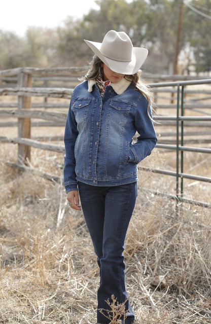 Shyanne Sherpa Denim Jacket (M/L)