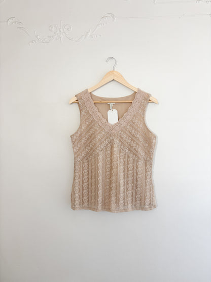 Vintage J Jill Lace Tank (MP)