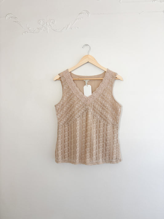 Vintage J Jill Lace Tank (MP)