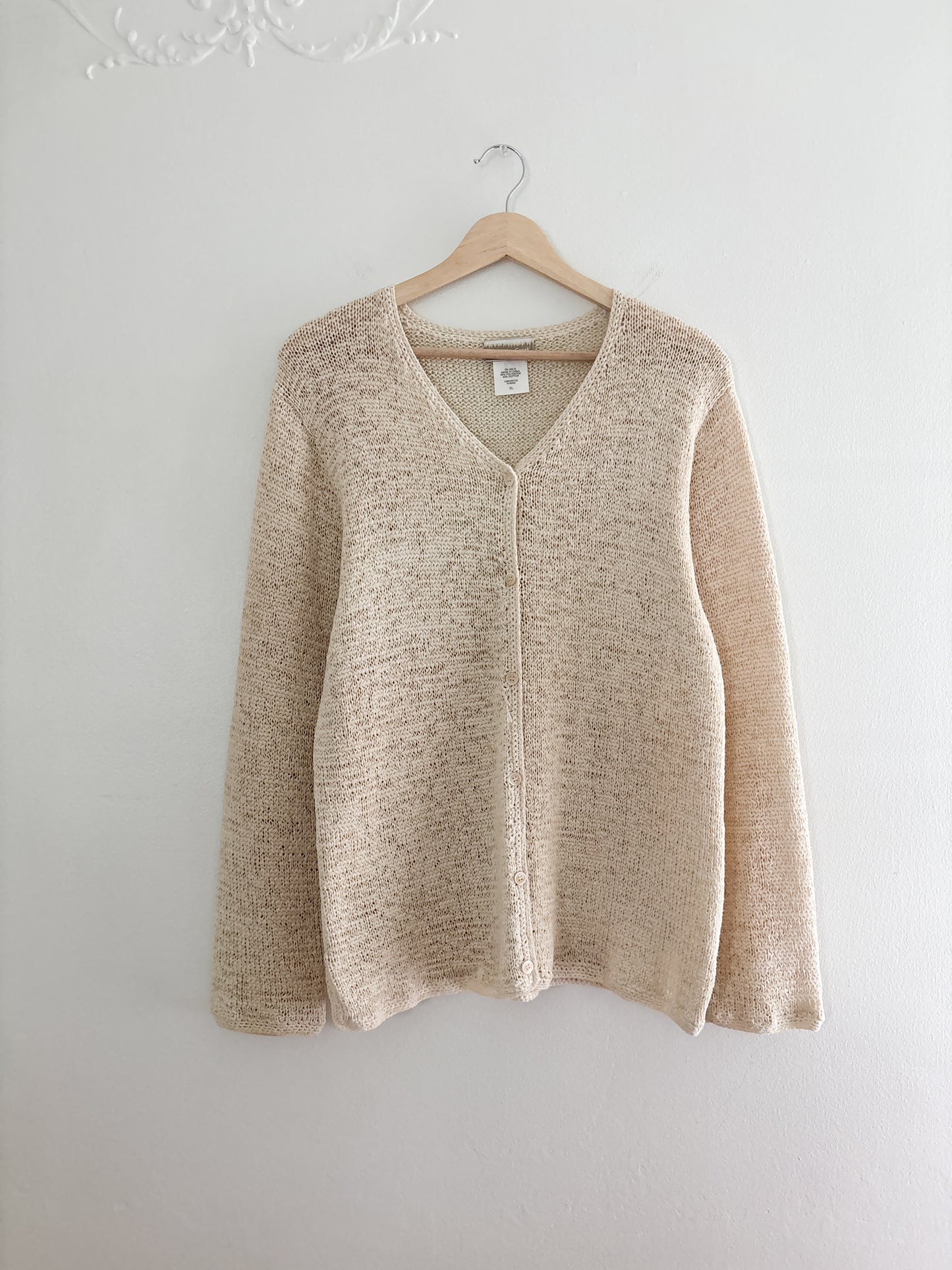 Vintage Knit Cardigan (XL)