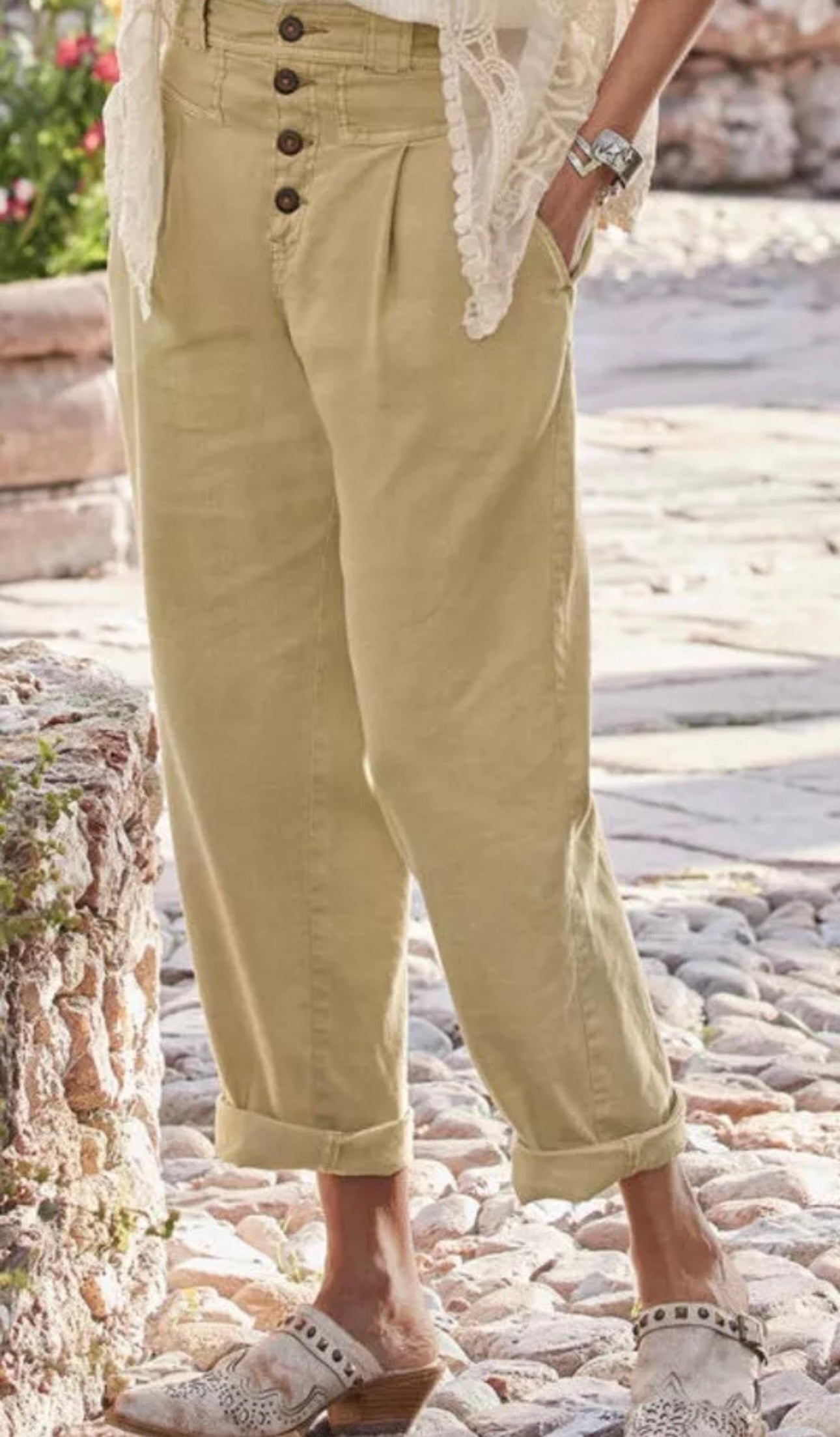 Sundance linen blend pants (31/32”)