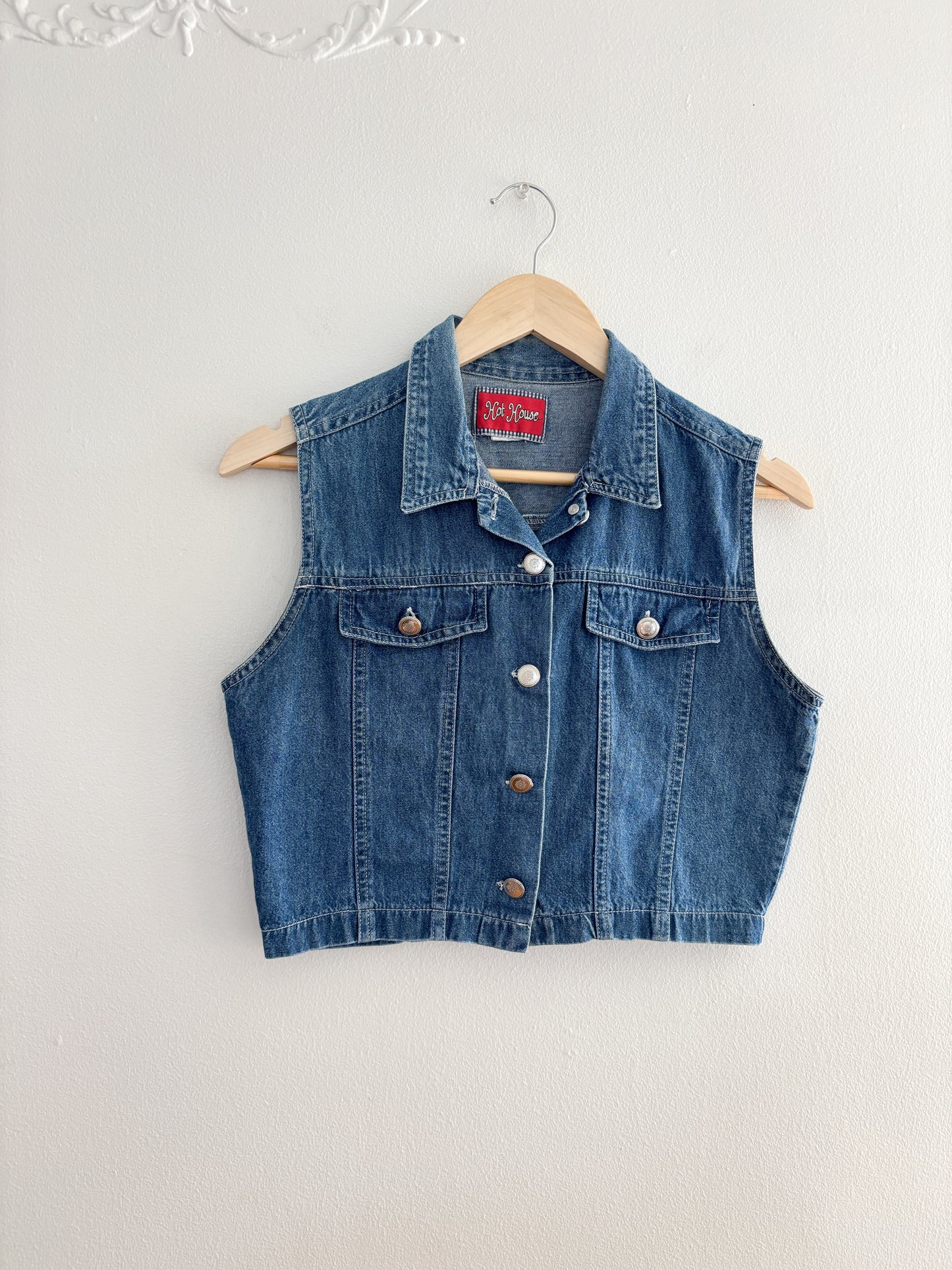 Vintage Denim Vest (M)
