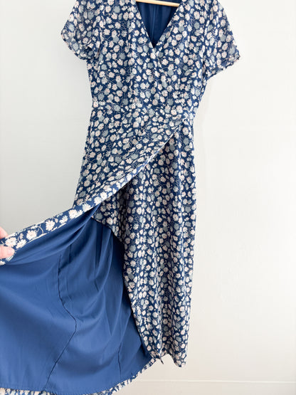 Madewell Blue Floral Dress (4)