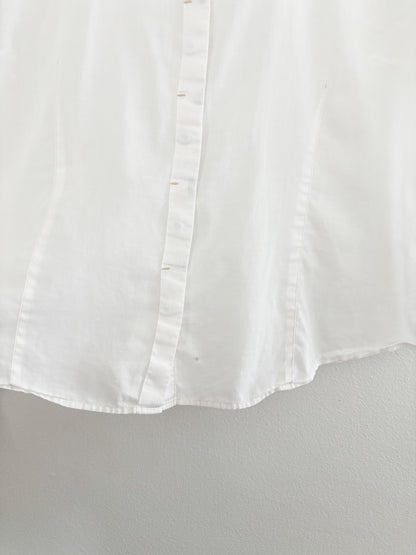 Vintage white button up (S/M)