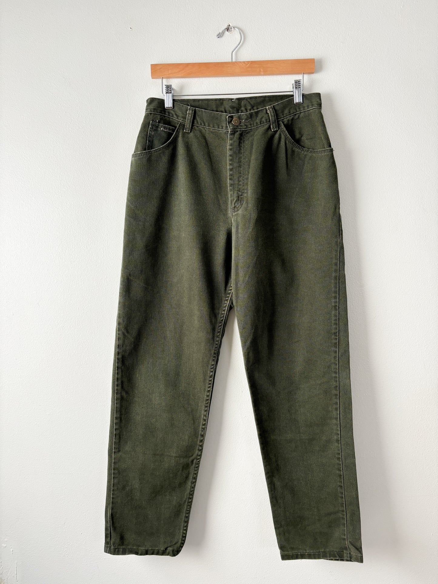 Vintage Olive Green Wrangler Jeans