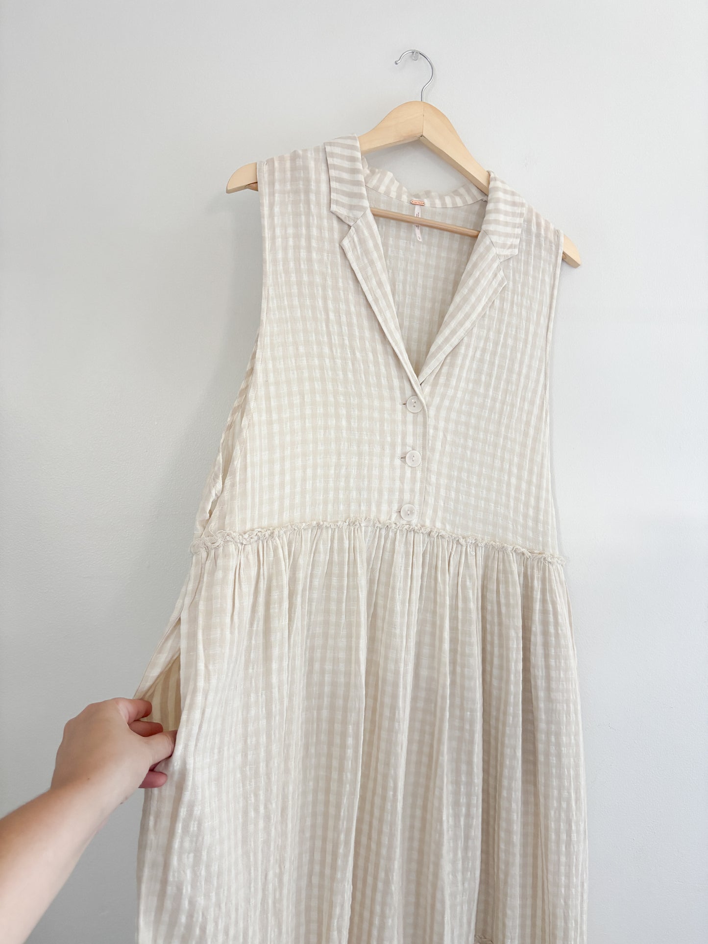 Free People Saffron Flower Midi Dress (L)