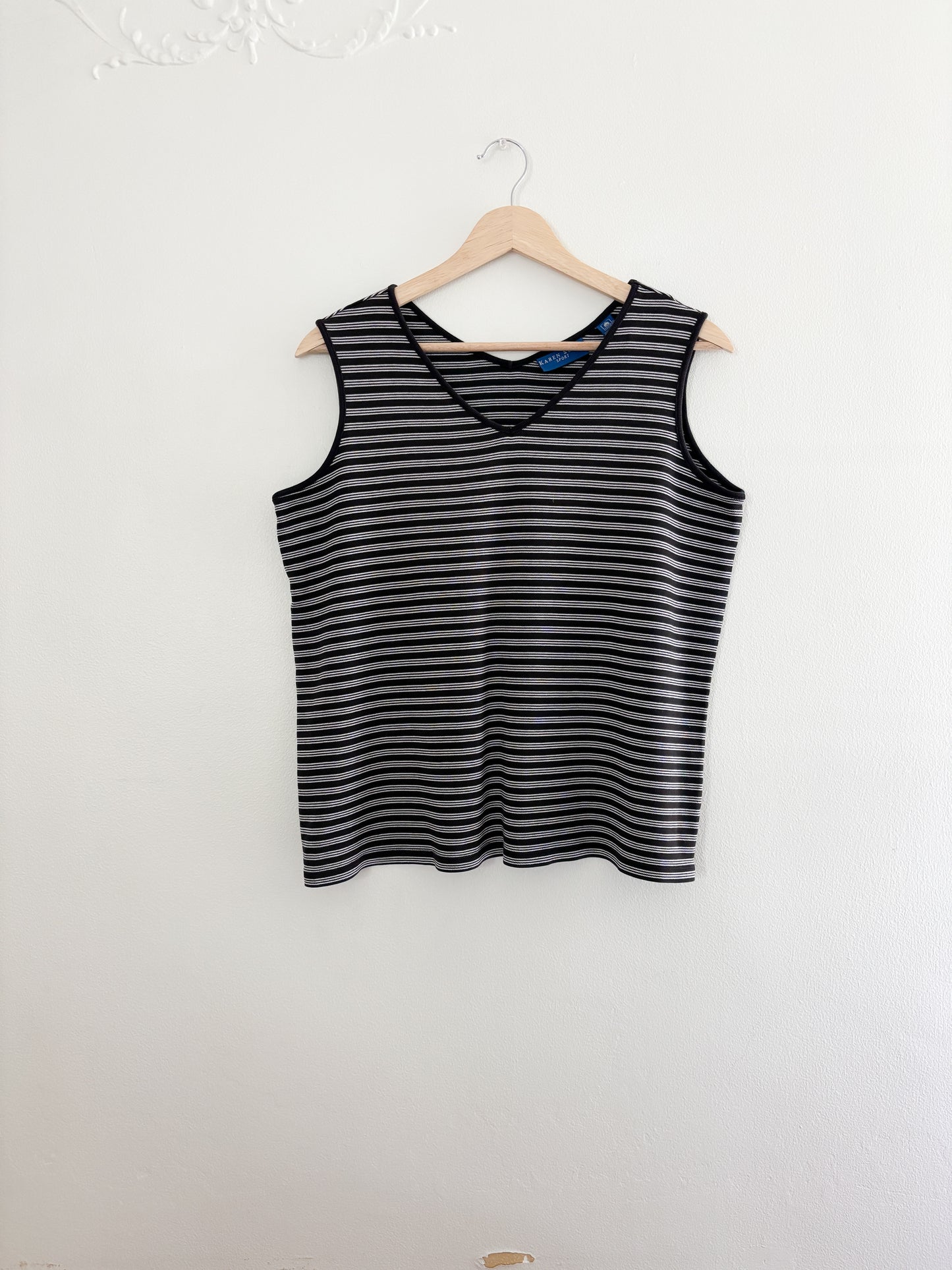 Vintage Karen Scott Striped Tank (L)