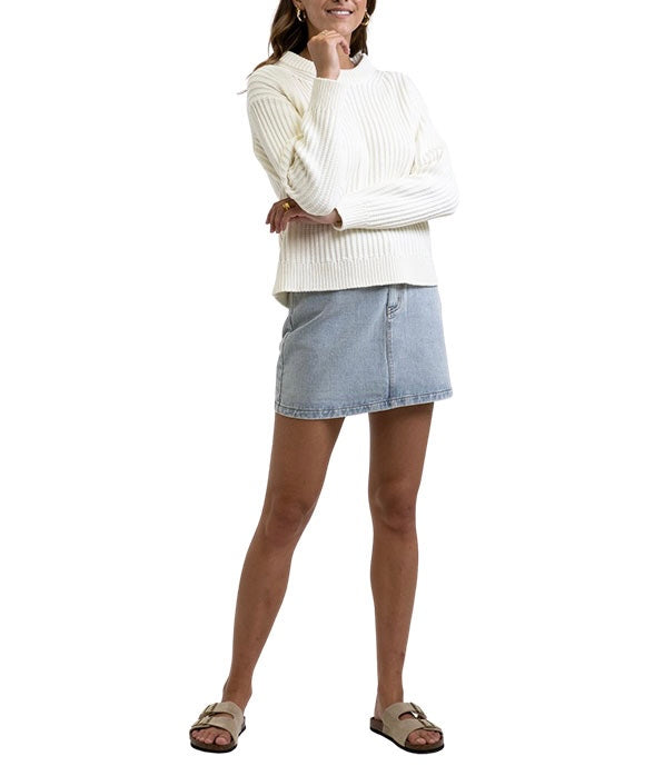 Rhythm Classic Ribbed Sweater (M)
