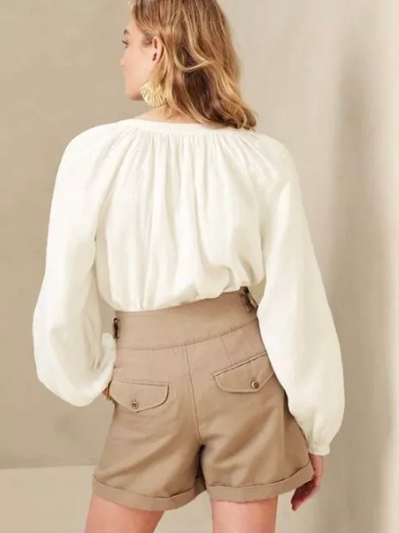 Banana Republic linen blouse