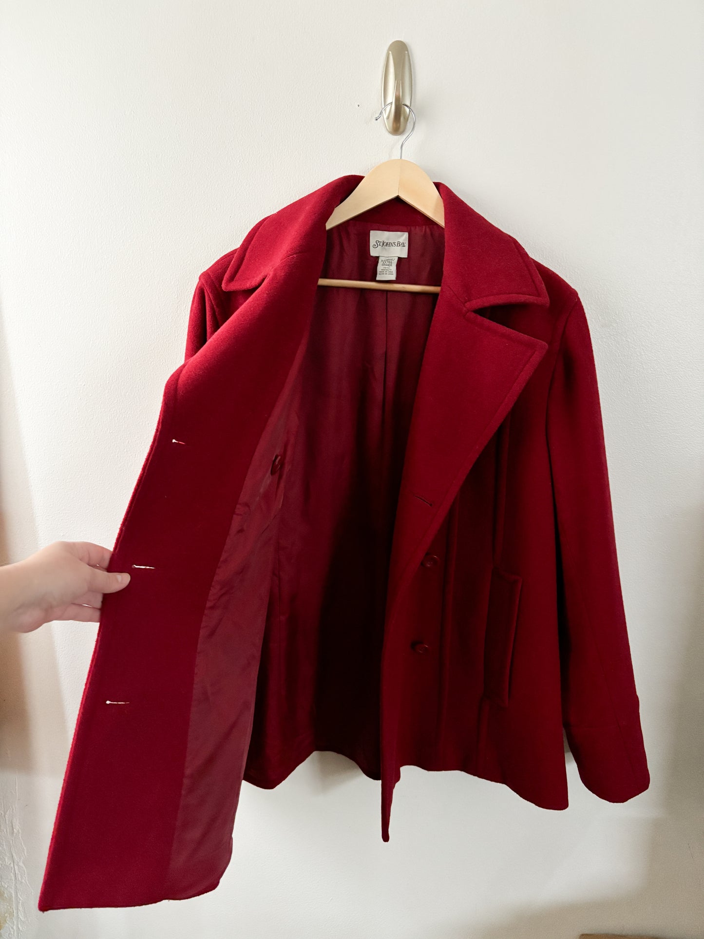 Vintage St John’s Bay Red Coat