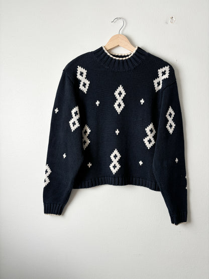 Vintage Liz Claiborne Patterned Sweater