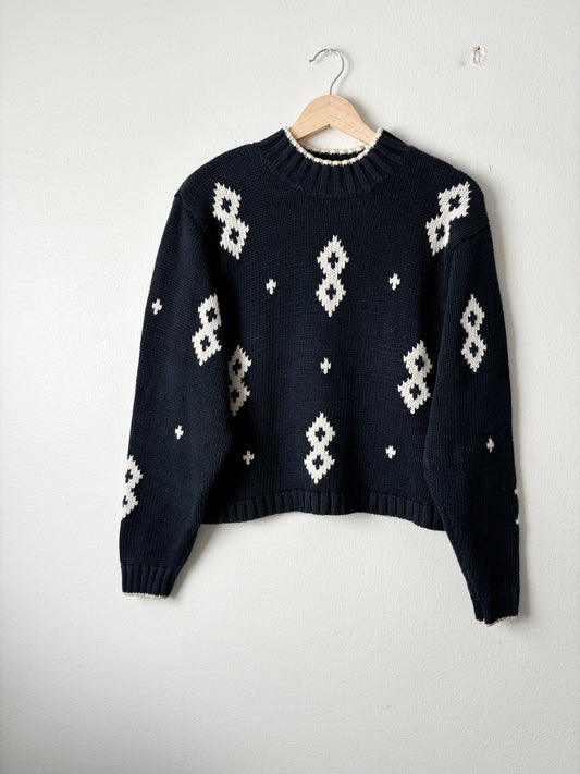 Vintage Liz Claiborne Patterned Sweater