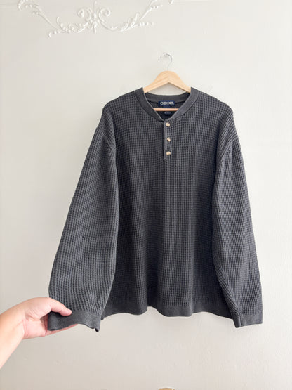 Vintage Cherokee Waffle Henley (XL)
