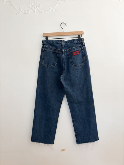 Vintage Dark Wash Denim Jeans (28”)