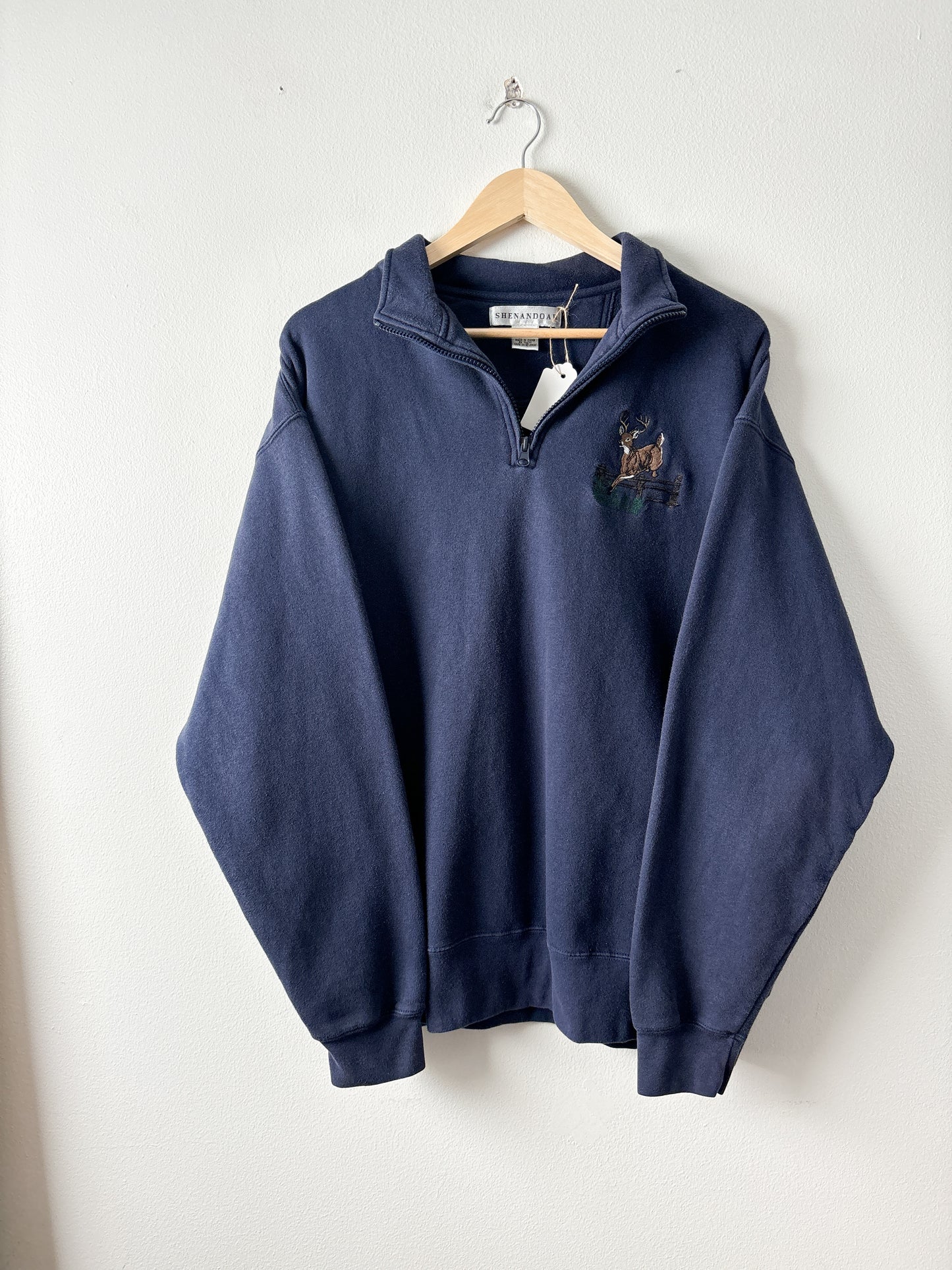 Vintage Deer Quarter zip