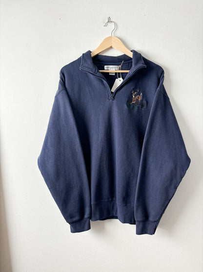 Vintage Deer Quarter zip