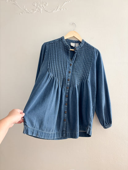 Vintage Denim Blouse (M)