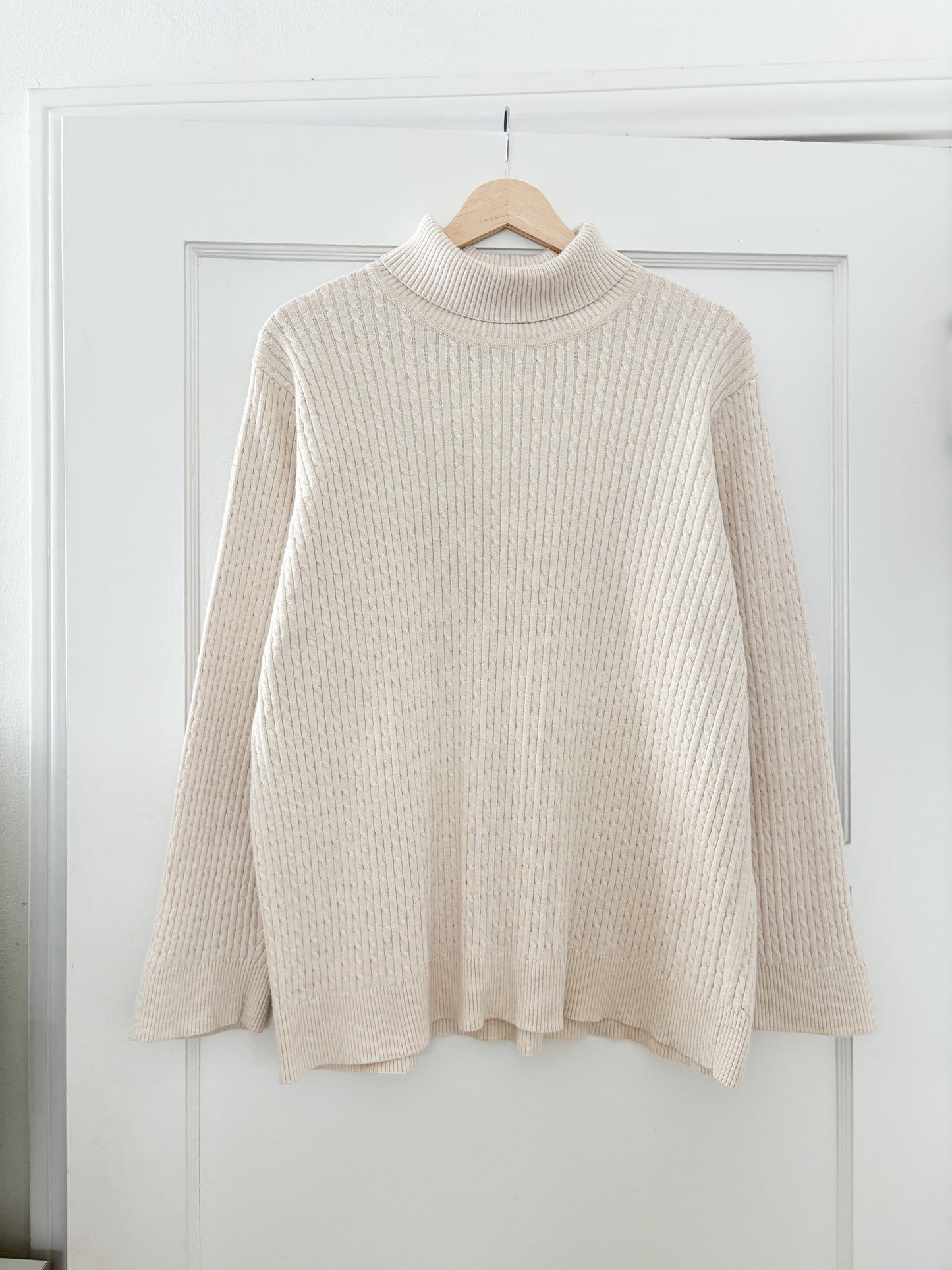 Jeanne Pierre Cable Knit Sweater (XL/XXL)