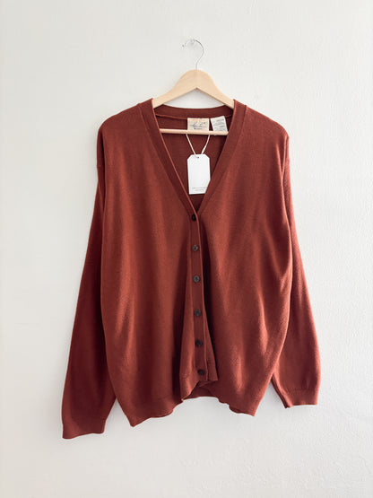 Vintage Kathie Lee Rust Cardigan