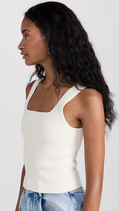 Reformation Julia Ribbed Sweater Tank (S)