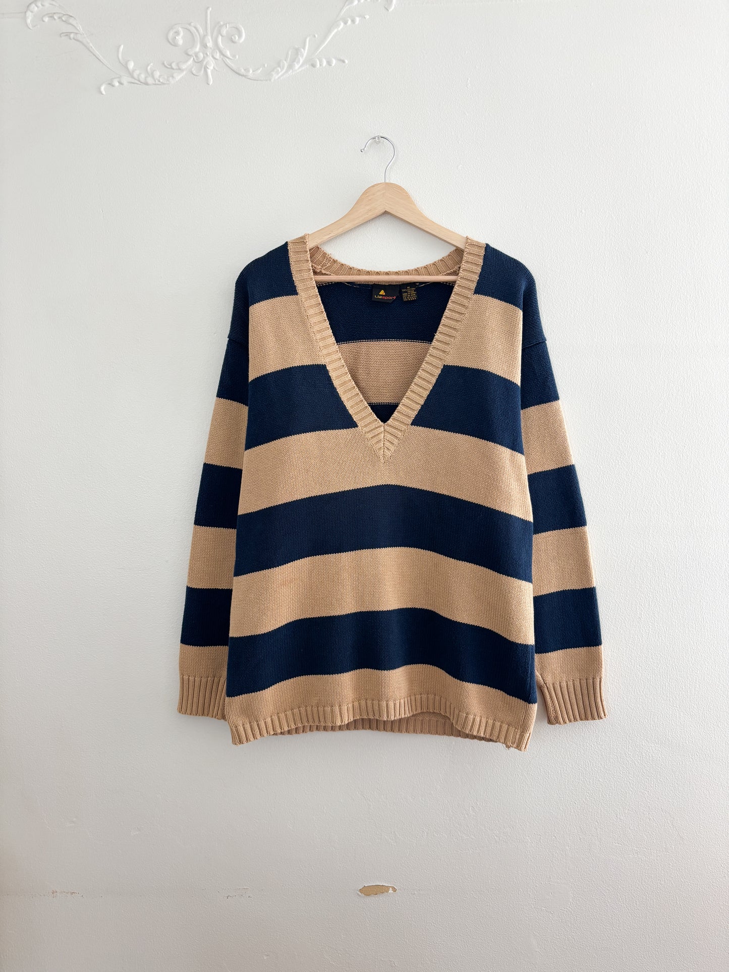 Vintage Liz Claiborne Striped Sweater (M)