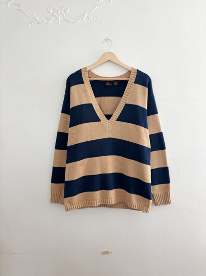 Vintage Liz Claiborne Striped Sweater (M)
