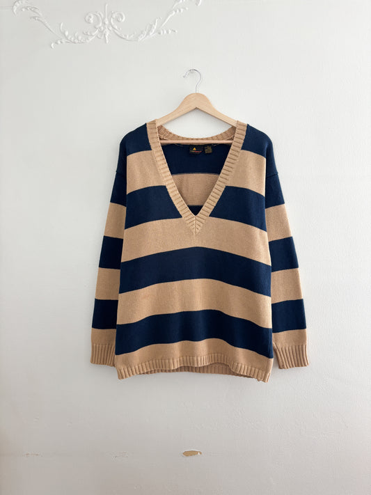 Vintage Liz Claiborne Striped Sweater (M)