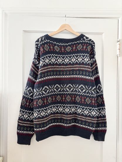 Vintage Bill Bless Patterned Knit (M/L)