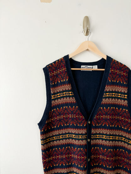 Vintage Patterned Vest