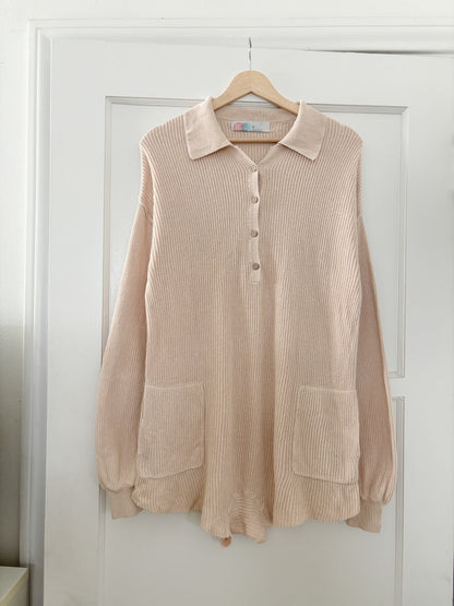 Free People Picnic Sweater Romper (XS)