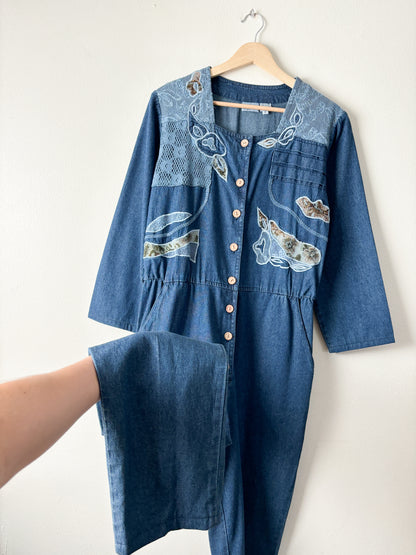 Vintage Denim Jumpsuit