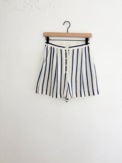 Vintage Striped Flowy Shorts (24/25”)