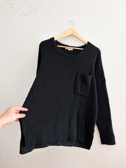Madewell Black Knit Sweater (XL)