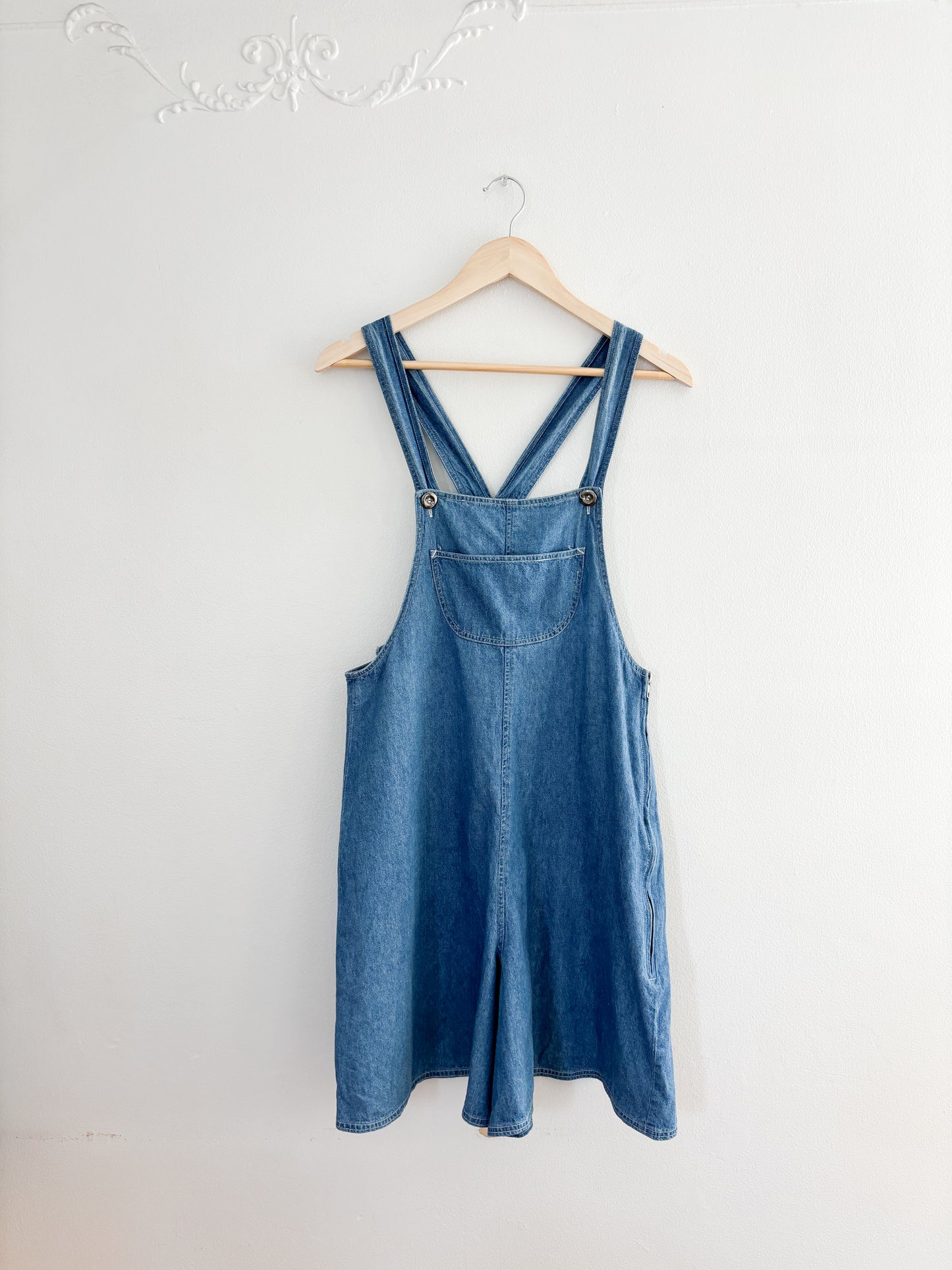 Vintage Denim Overalls (M)