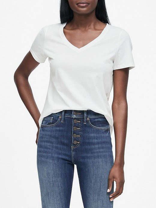Banana Republic V-Neck Tee (M)