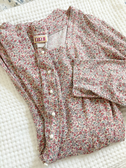 Vintage Floral Romper