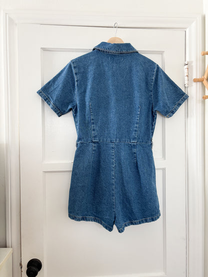 Urban Outfitters Denim Romper (M)