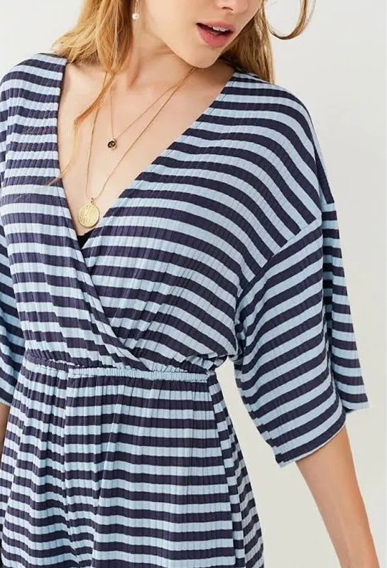 Urban Outfitters Striped romper (S)