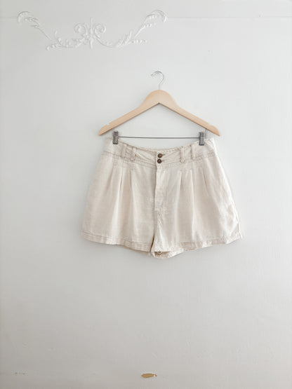 Free People Linen Blend Shorts (M)