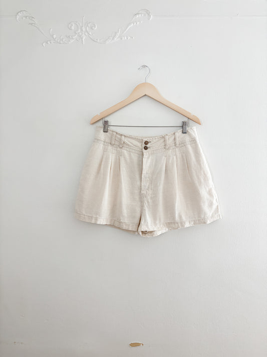 Free People Linen Blend Shorts (M)