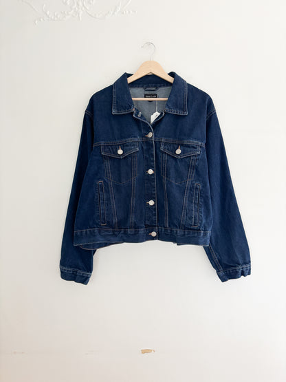 Dark Wash Denim Jacket (XXL)
