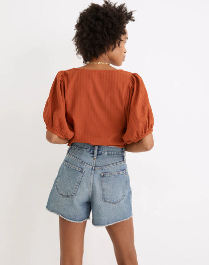 Madewell “Mom Jean Short” (33)