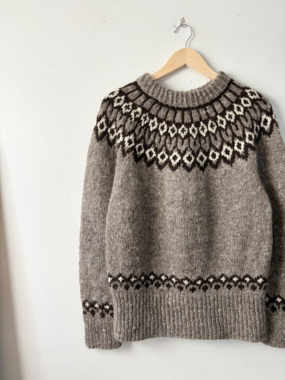 Hand Knit Fair Isle Sweater