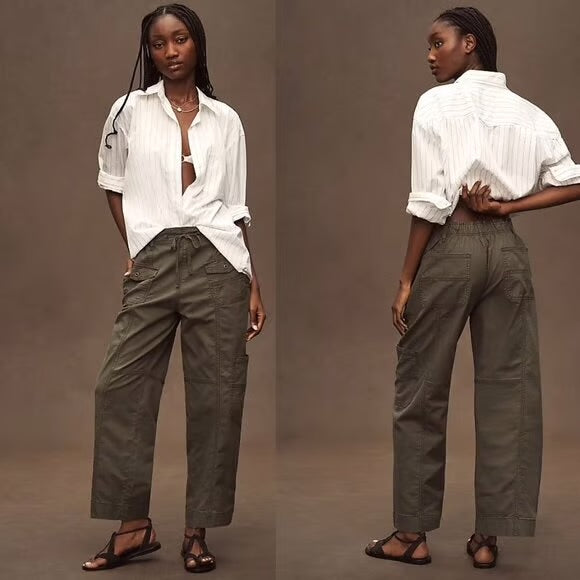 Pilcro Utility Drawstring Pocket Pants (XL)