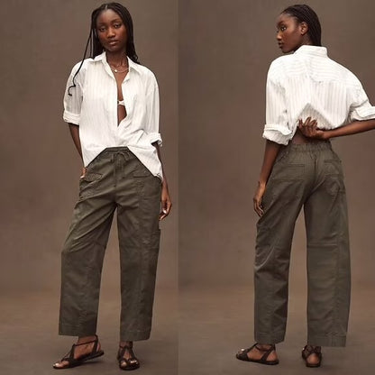 Pilcro Utility Drawstring Pocket Pants (XL)
