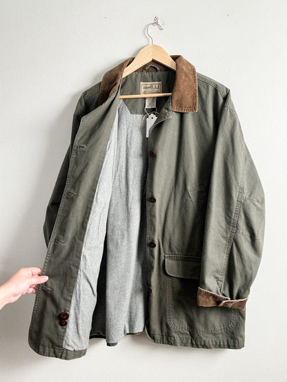 Vintage LL Bean Olive Chore Coat