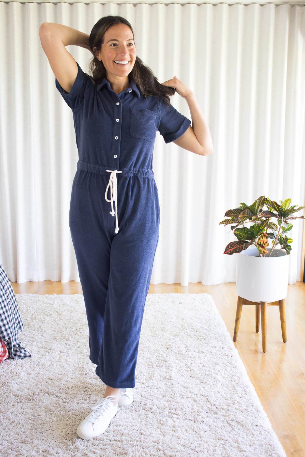 Alex Mill Benny Terry Cloth Jumpsuit (S)