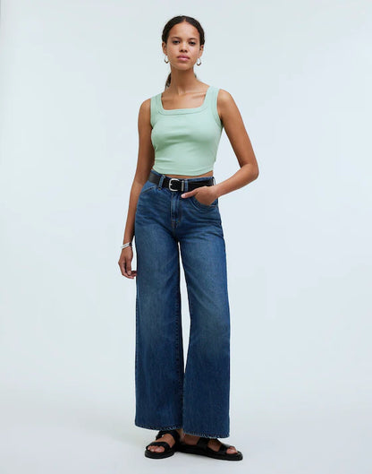 Madewell Ribbed Tank Top (L)