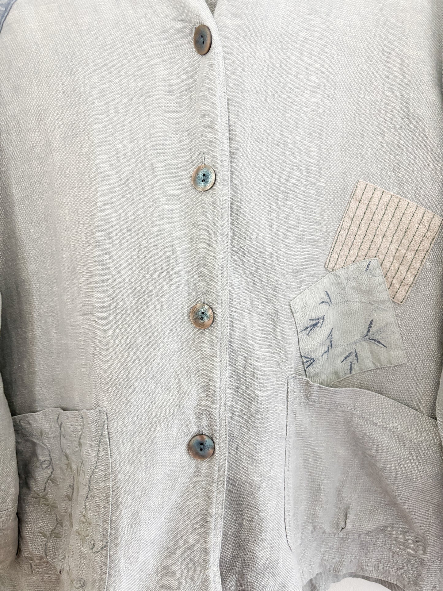 J Jill Linen Button Down (S/M)