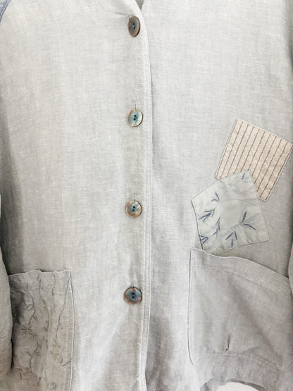 J Jill Linen Button Down (S/M)